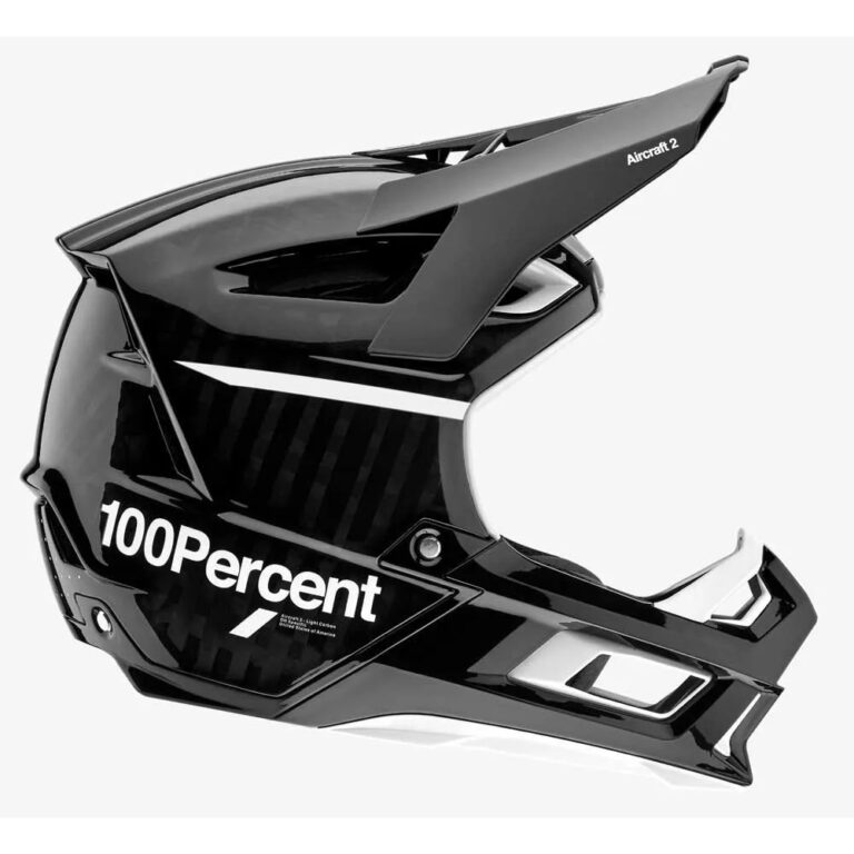 100percent Aircraft 2 Downhill Helmet S Black / White - XL Black / White - Image 3