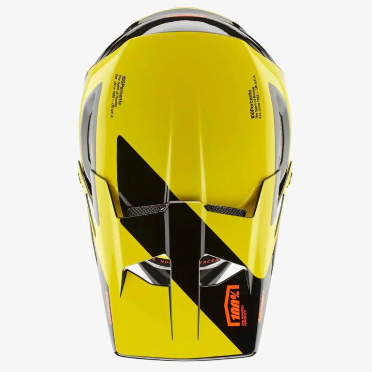 100percent Aircraft Composite Downhill Helmet XS Neon Yellow - XL Neon Yellow - Image 4