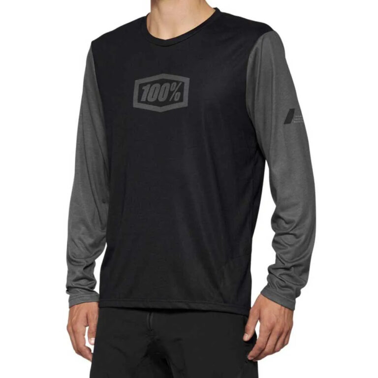 100percent Airmatic Long Sleeve Enduro Jersey S Black - XL Black