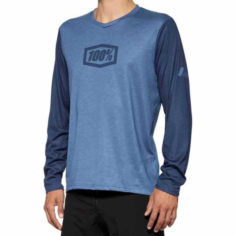 100percent Airmatic Long Sleeve Enduro Jersey S Slate Blue - XL Slate Blue