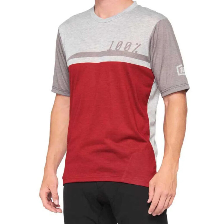 100percent Airmatic Short Sleeve Enduro Jersey M Cherry / Grey