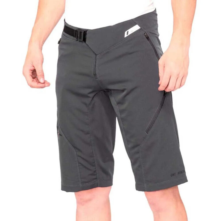 100percent Airmatic Shorts 28 Charcoal - 34 Charcoal