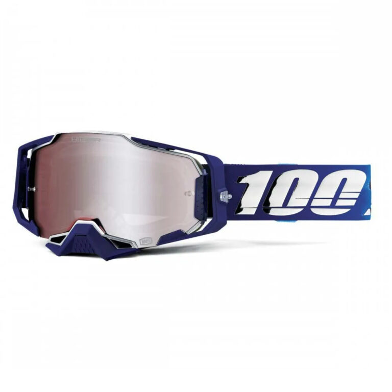 100percent Armega Goggles Silver Flash Lens/CAT3 Novel