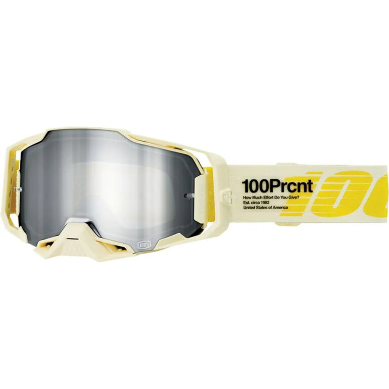 100percent Armega Goggles Mirror Silver Lens/CAT3 Barely