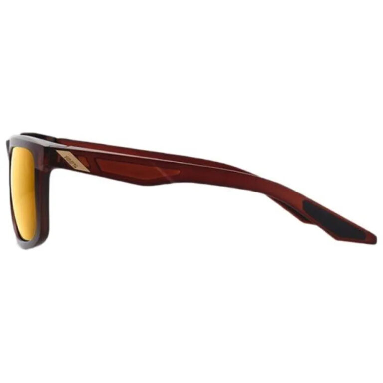 100percent Blake Sunglasses Flash Gold Soft Tact Rootbeer - Image 3