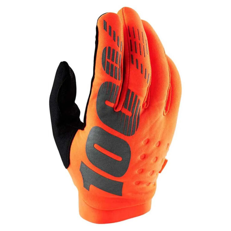 100percent Brisker Gloves S Fluo Orange / Black - 2XL Fluo Orange / Black