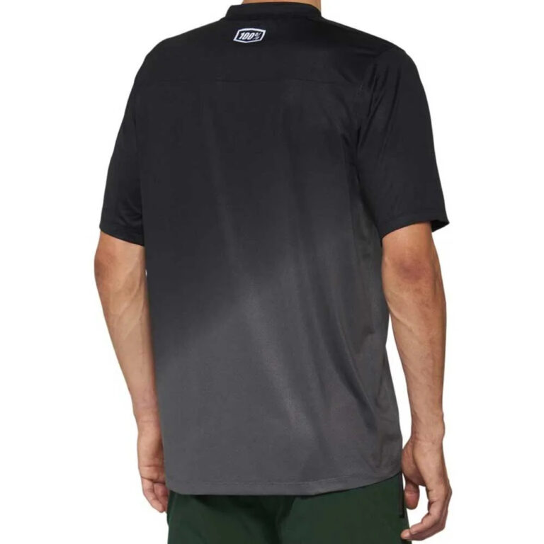 100percent Celium Short Sleeve Enduro Jersey S Black / Charcoal - XL Black / Charcoal - Image 2