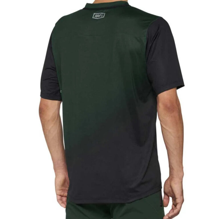 100percent Celium Short Sleeve Enduro Jersey S Forest Green / Black - XL Forest Green / Black - Image 2