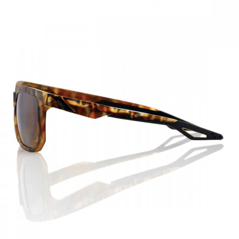 100percent Centric Polarized Sunglasses Bronze Peakpolar/CAT3 Solft Tact Havana - Image 3