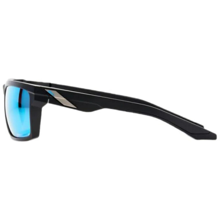 100percent Daze Mirrored Sunglasses Hiper Blue Multilayer Mirror/CAT3 Matte Black - Image 3