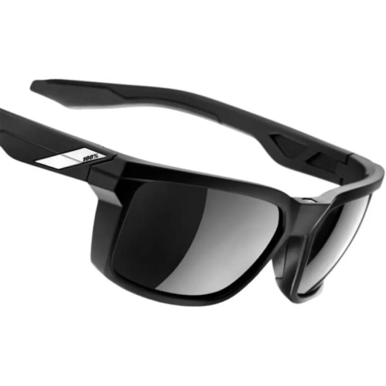 100percent Daze Sunglasses Smoked/CAT3 Soft Tact Black - Image 4