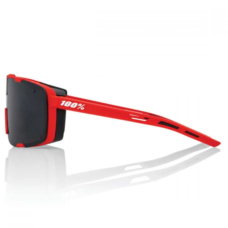 100percent Eastcraft Sunglasses Black Mirror/CAT3 Soft Tact Red - Image 5