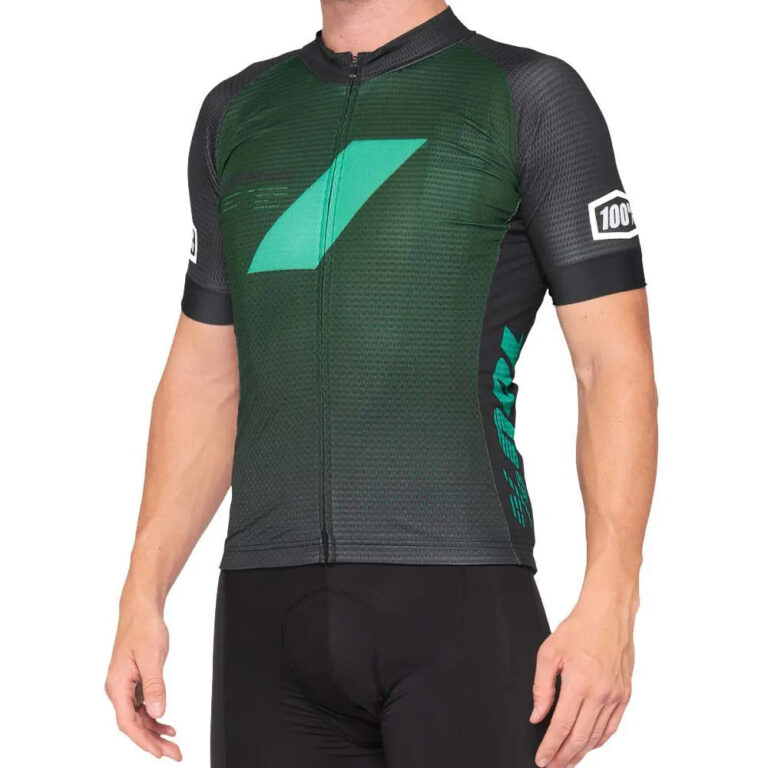 100percent Exceeda Short Sleeve Jersey S Teal / Black