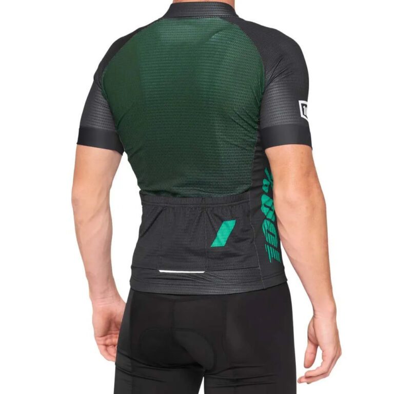 100percent Exceeda Short Sleeve Jersey S Teal / Black - Image 2