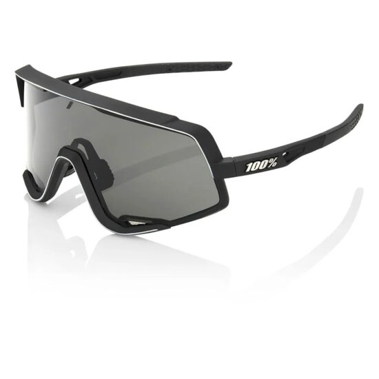 100percent Glendale Sunglasses Smoke Lens/CAT3 Soft Tact Black