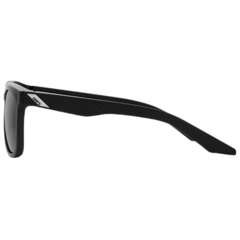 100percent Hudson Sunglasses Smoked/CAT3 Soft Tact Black - Image 3