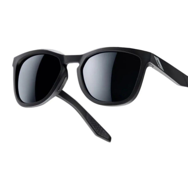 100percent Hudson Sunglasses Smoked/CAT3 Soft Tact Black - Image 4