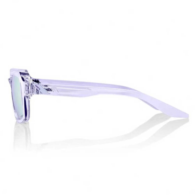 100percent Hudson Sunglasses Hiper Silver Mirror/CAT3 Polished Translucent Lavender - Image 3