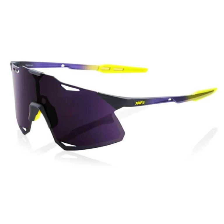 100percent Hypercraft Sunglasses Dark Purple Lens/CAT3 Matte Metallic Digital Brights