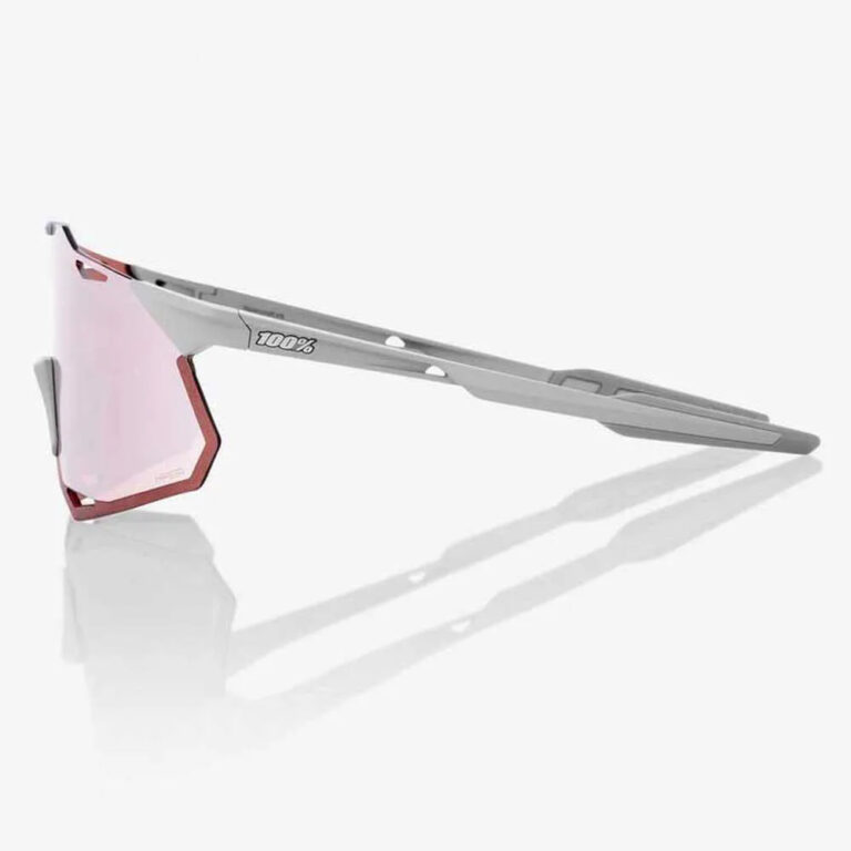 100percent Hypercraft XS Sunglasses Hiper Crimson Silver Mirror/CAT3 Matte Stone Grey - Image 3