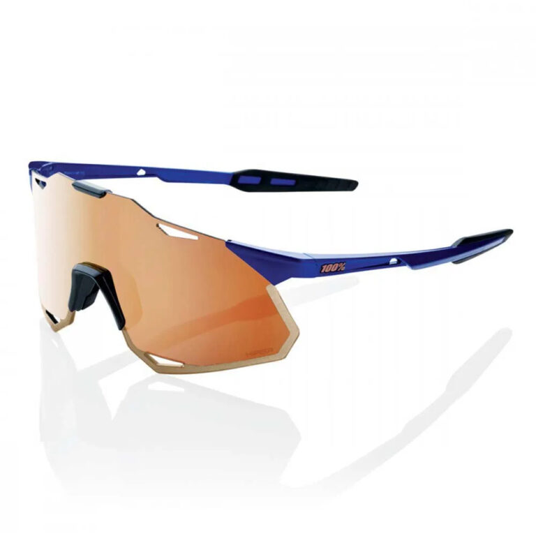 100percent Hypercraft XS Sunglasses HiPER Copper Mirror/CAT3 Gloss Cobalt Blue