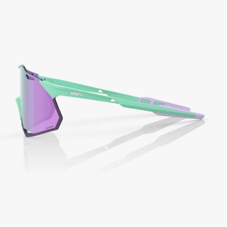 100percent Hypercraft XS Sunglasses HiPER Lavender Mirror Lens/cat3 Soft Tact Mint - Image 3