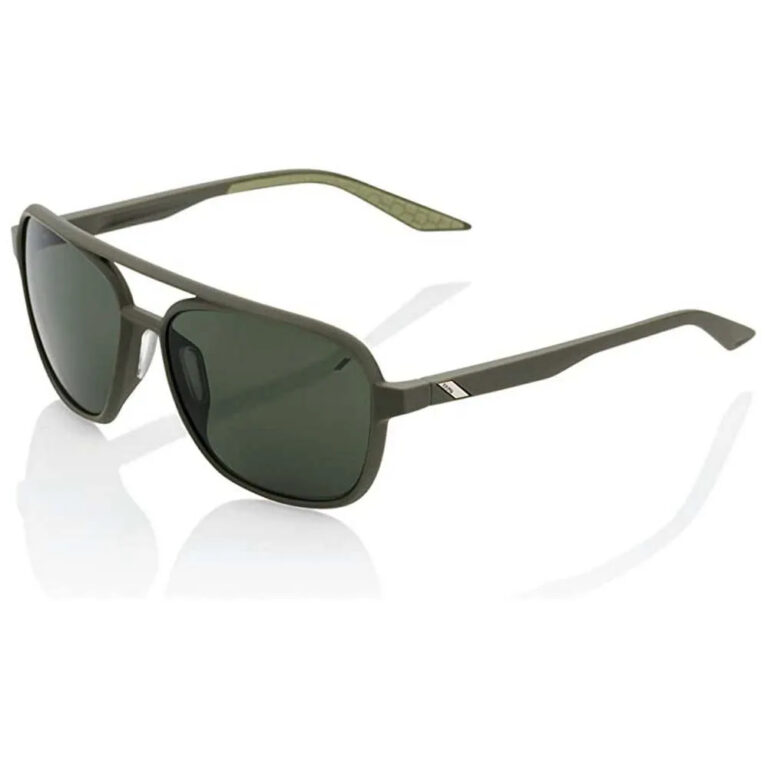 100percent Kasia Sunglasses Grey Green/CAT3 Soft Tact Army Green