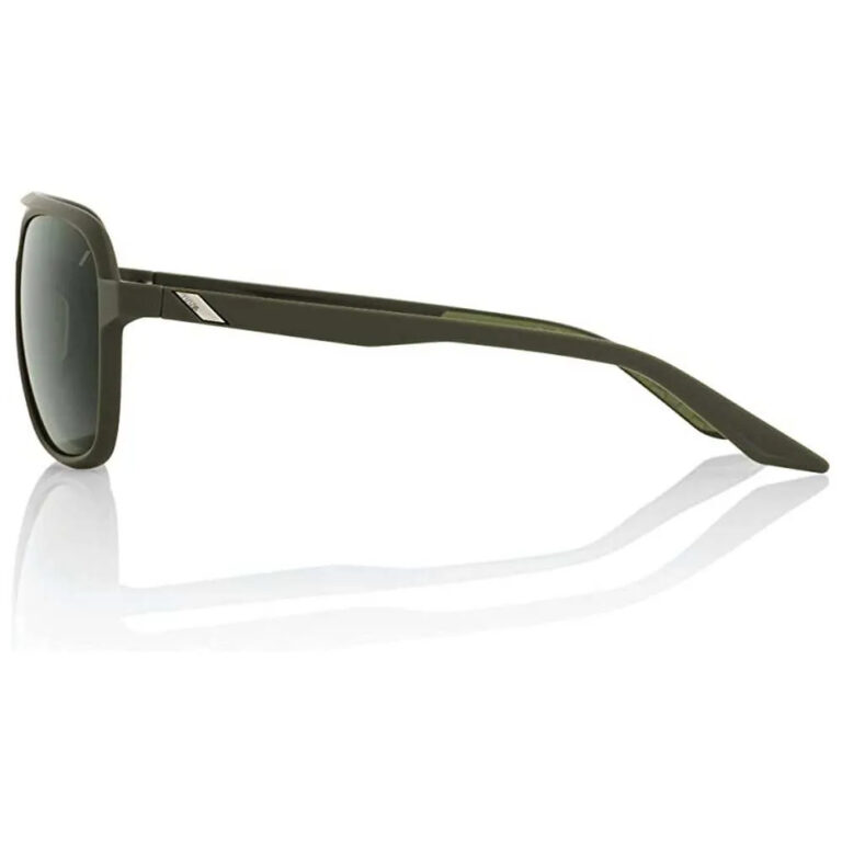 100percent Kasia Sunglasses Grey Green/CAT3 Soft Tact Army Green - Image 3