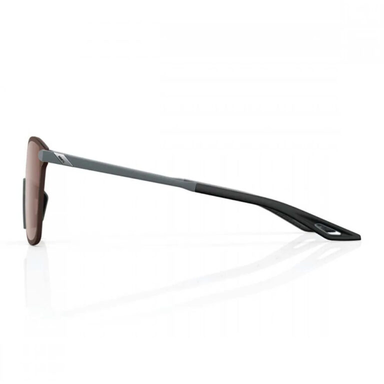 100percent Legere Square Sunglasses HiPER Crimson Mirror/CAT3 Soft Tact Cool Grey - Image 3