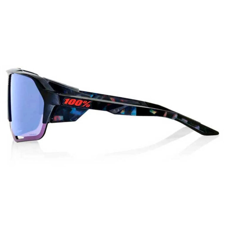 100percent Norvik Sunglasses HiPER Blue Multilayer Mirror/CAT3 Black Holographic - Image 3