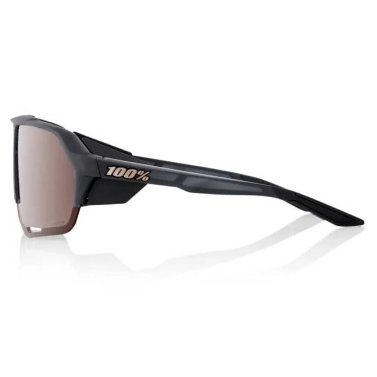 100percent Norvik Sunglasses HiPER Crimson Silver Mirror Lens/CAT3 Soft Tact Crystal Black - Image 3