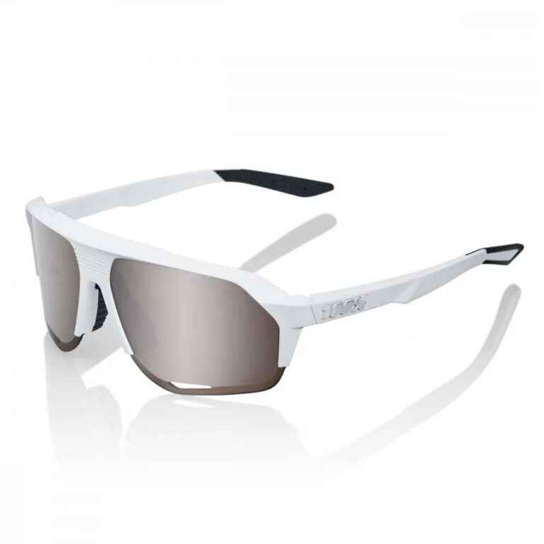 100percent Norvik Sunglasses HiPER Silver Mirror/CAT3 Soft Tact White - Image 4