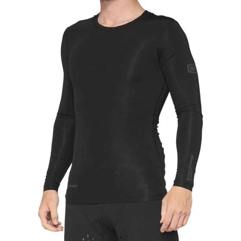 100percent R-Core Concept Long Sleeve Enduro Jersey S Black - XL Black