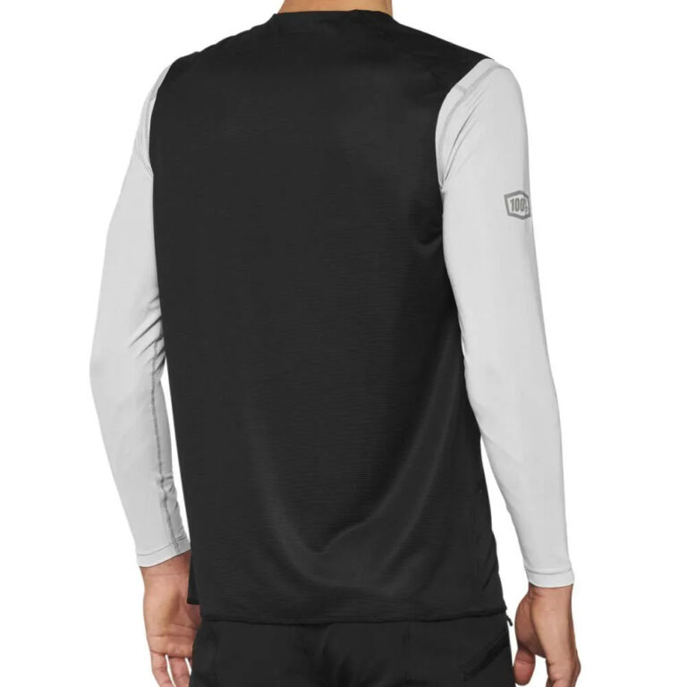 100percent R-Core Concept Long Sleeve Enduro Jersey S Black / Black - XL Black / Black - Image 2