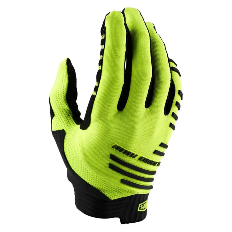 100percent R-Core Gloves S Black / Lime - XL Black / Lime