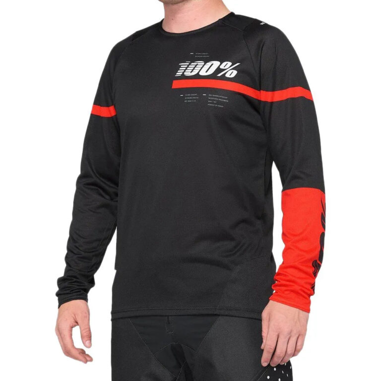 100percent R-Core Long Sleeve Enduro Jersey S Black / Red