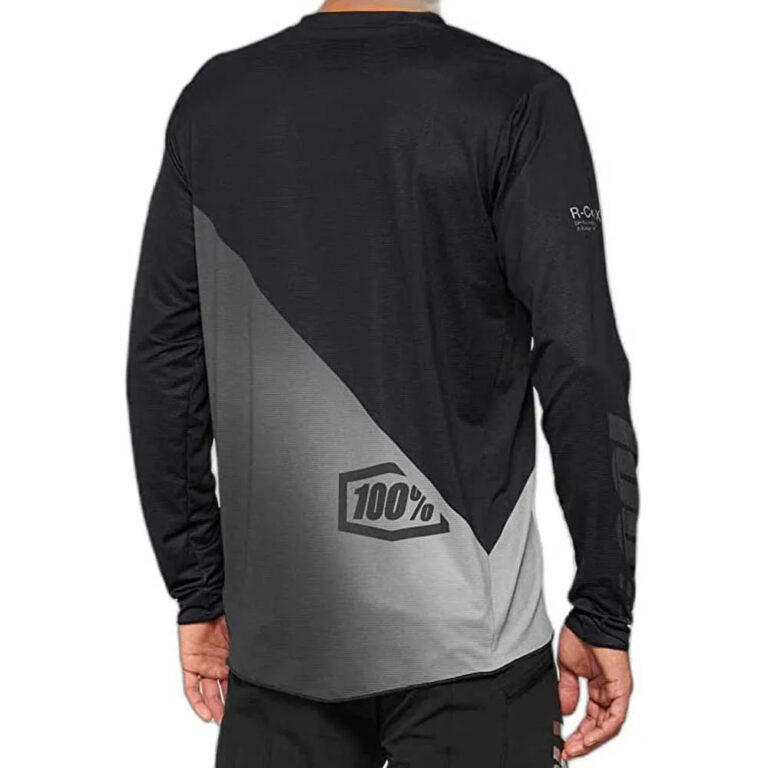 100percent R-Core X Long Sleeve Jersey S Black / Grey - XL Black / Grey - Image 2