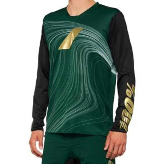 100percent R-Core X Long Sleeve Jersey S Forest Green - XL Forest Green