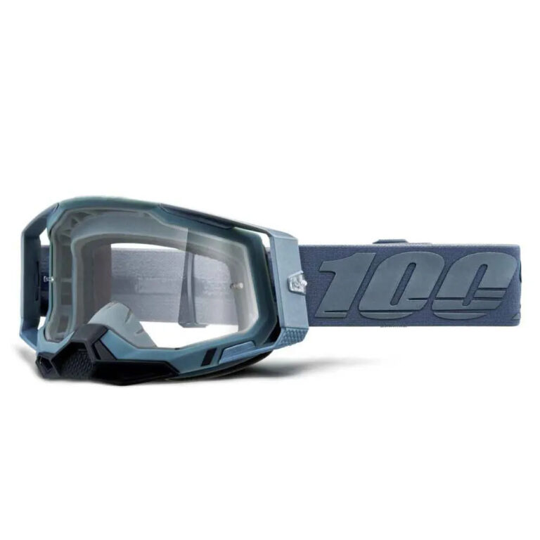 100percent Racecraft 2 Goggles Clear Lens/CAT0 Battleship - SIlver Lens/CAT3 Battleship