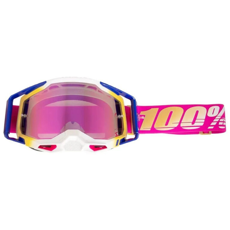 100percent Racecrfat 2 Goggles Pink Mirror/CAT3 Mission