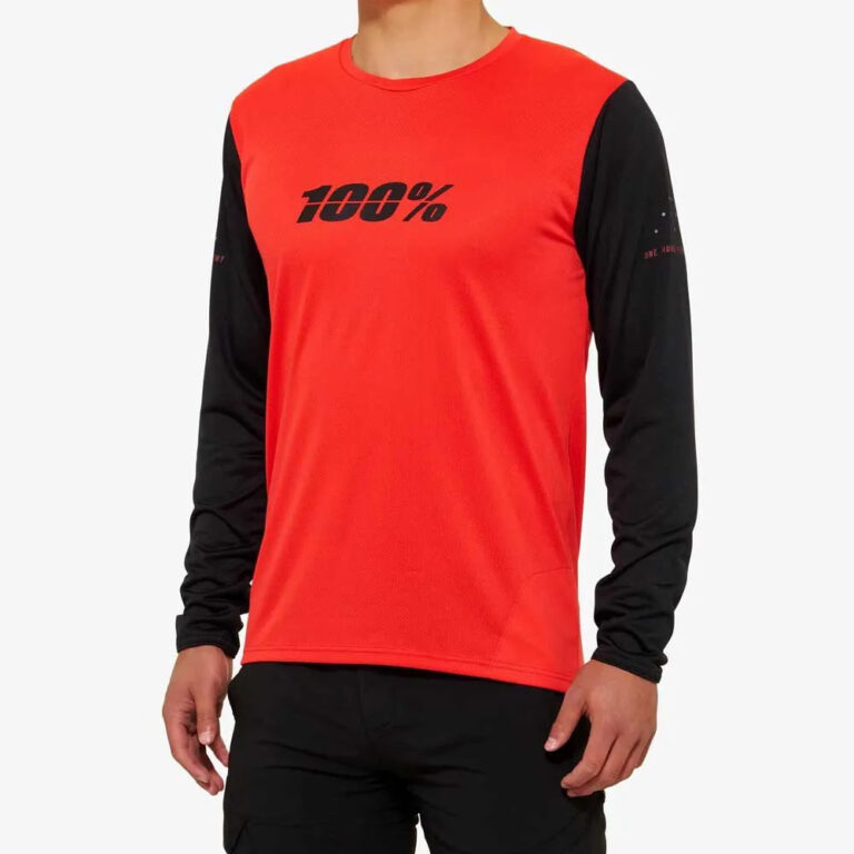 100percent Ridecamp Long Sleeve Enduro Jersey S Red / Black - XL Red / Black