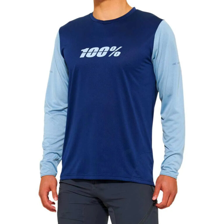 100percent Ridecamp Long Sleeve Enduro Jersey S Navy / Slate - XL Navy / Slate