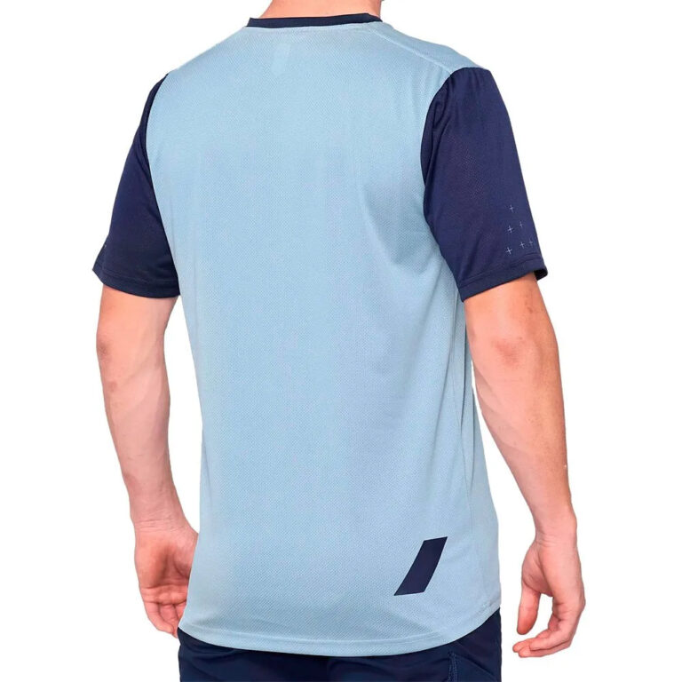 100percent Ridecamp Short Sleeve Enduro Jersey S Light Slate / Navy - Image 2