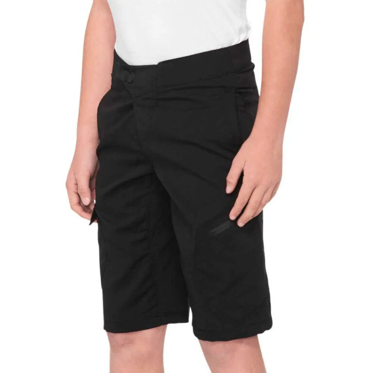 100percent Ridecamp Shorts 10-12 Years Black - 8-10 Years Black