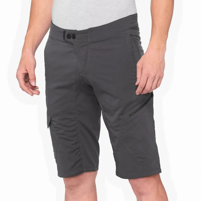 100percent Ridecamp Shorts 28 Charcoal - 36 Charcoal