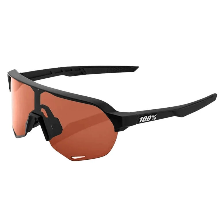 100percent S2 Sunglasses Hiper Crimson Silver Mirror/CAT3 Soft Tact Black - Smoke Mirror/CAT3 Soft Tact Black