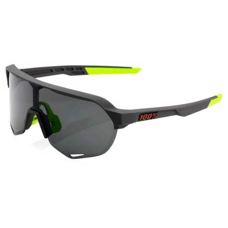 100percent S2 Sunglasses Smoke Mirror/CAT3 Soft Tact Cool Grey