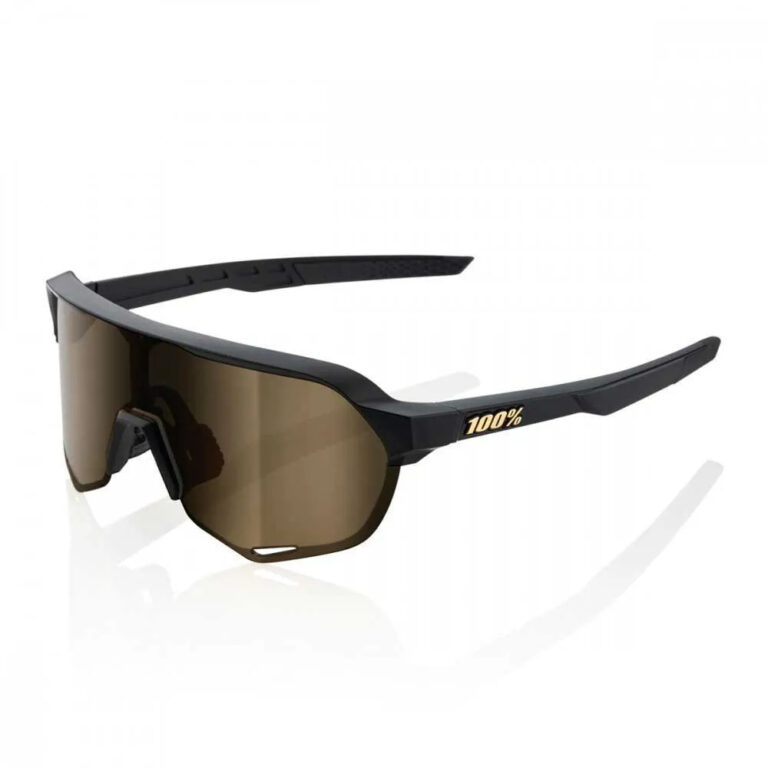 100percent S2 Sunglasses Soft Gold/CAT3 Matte Black