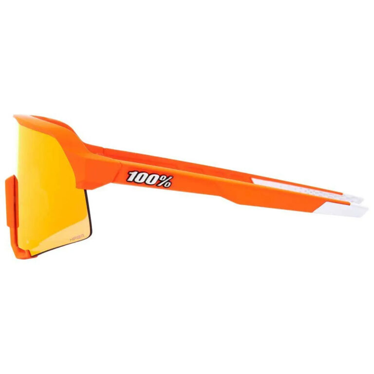 100percent S3 Sunglasses Hiper Red Multilayer Mirror/CAT3 Neon Orange - Image 3