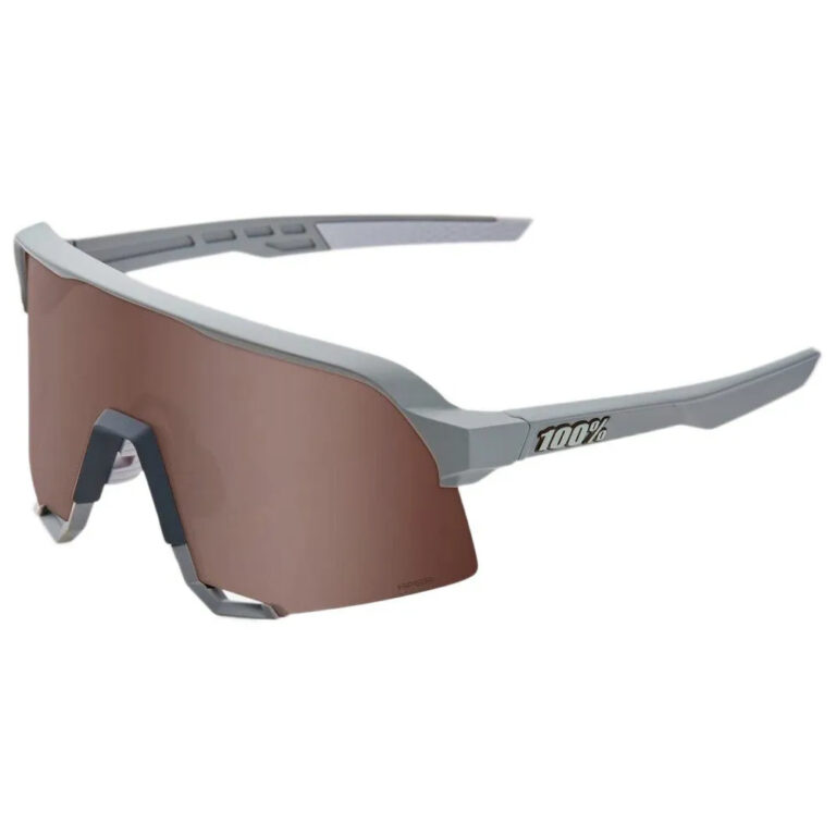 100percent S3 Sunglasses Hiper Crimson Silver Mirror Lens/CAT3 Soft Tact Stone Grey